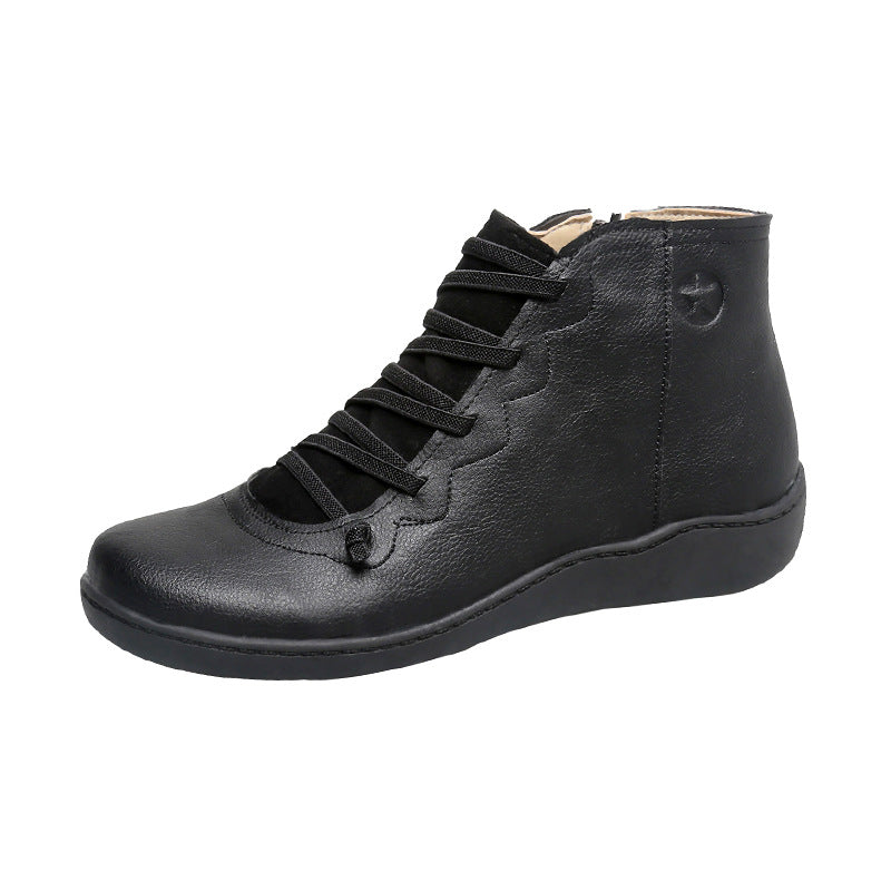 Bottines courtes décontractées montantes