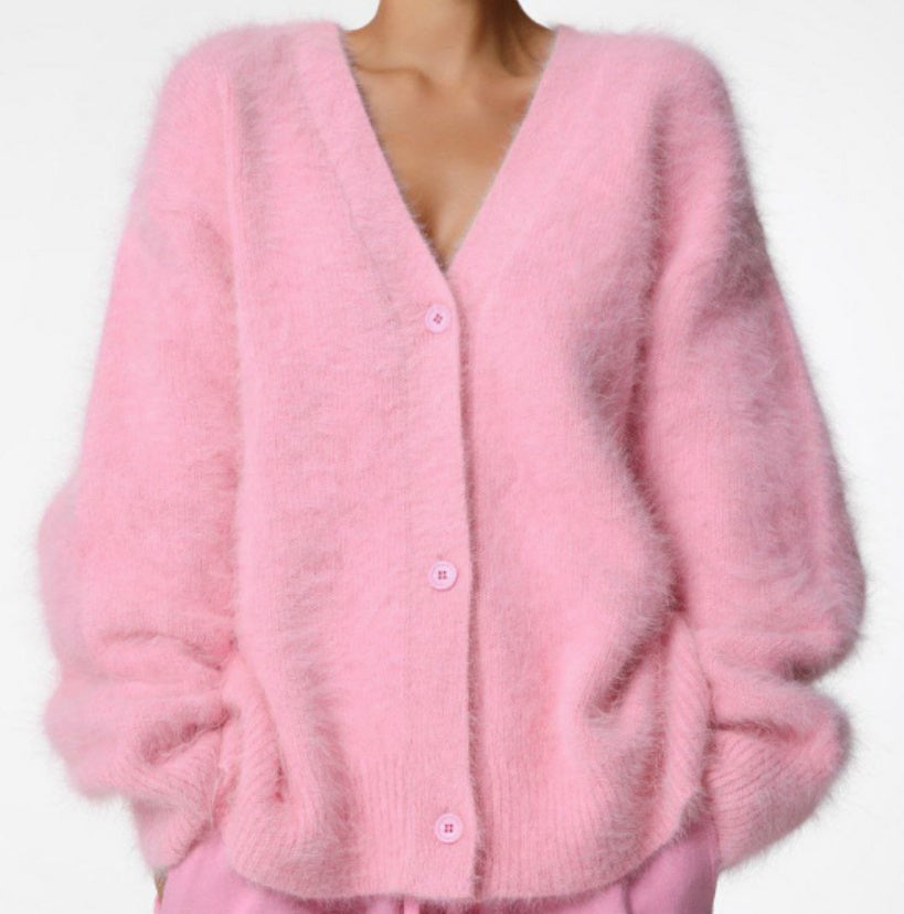 Cardigan Coupe Ample Automne Hiver.