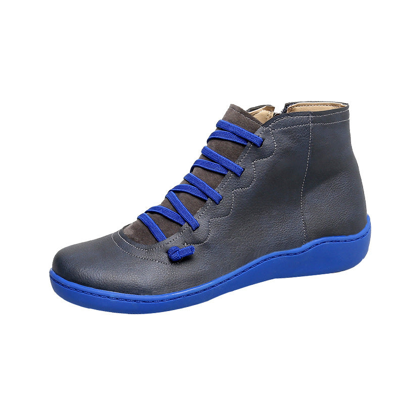 Bottines courtes décontractées montantes