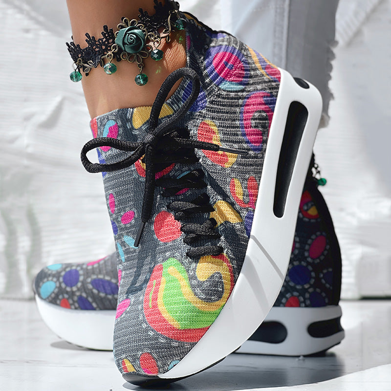 Baskets Confort Colorées Femme