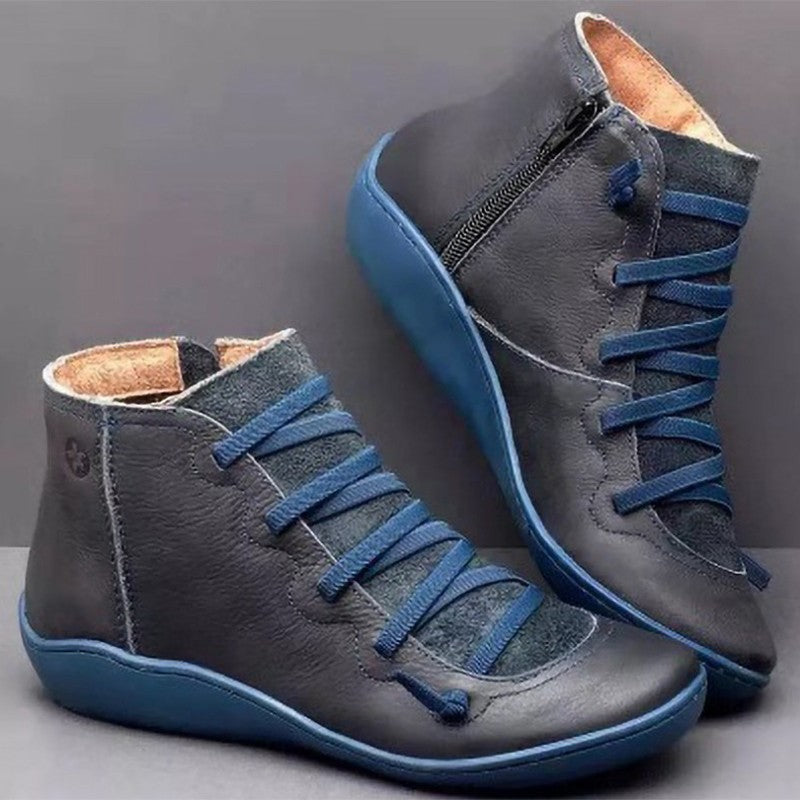 Bottines courtes décontractées montantes