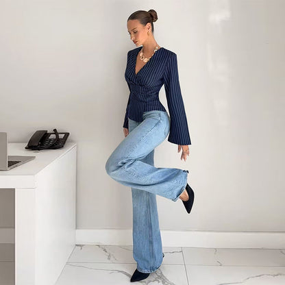 Chemise rayée tendance