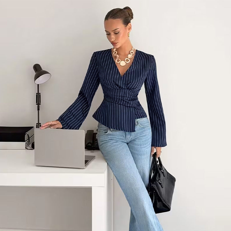 Chemise rayée tendance