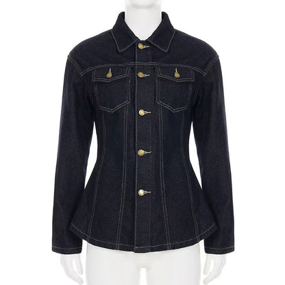 Surchemise en jean délavé vintage