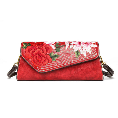 Sac à bandoulière riche design floral opulent