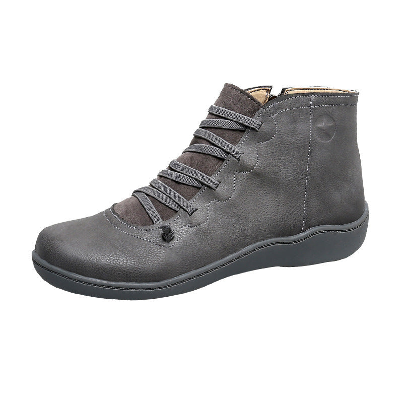 Bottines courtes décontractées montantes