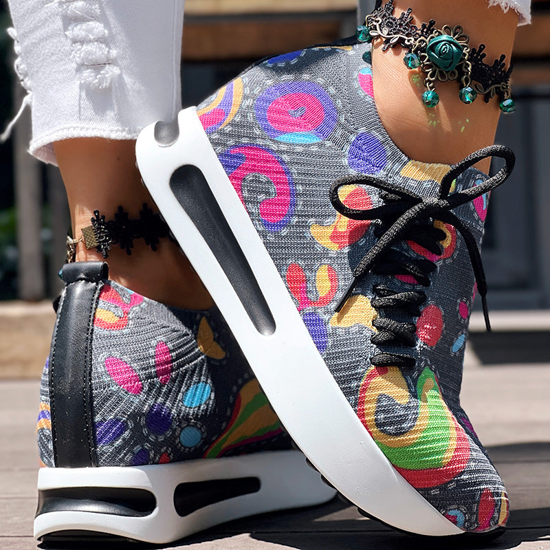 Baskets Confort Colorées Femme