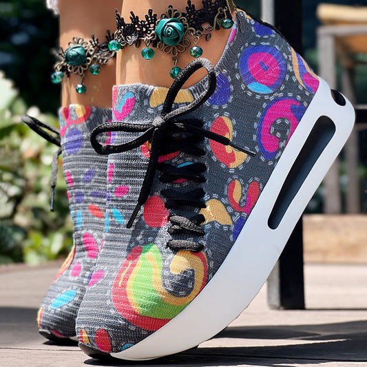 Baskets Confort Colorées Femme