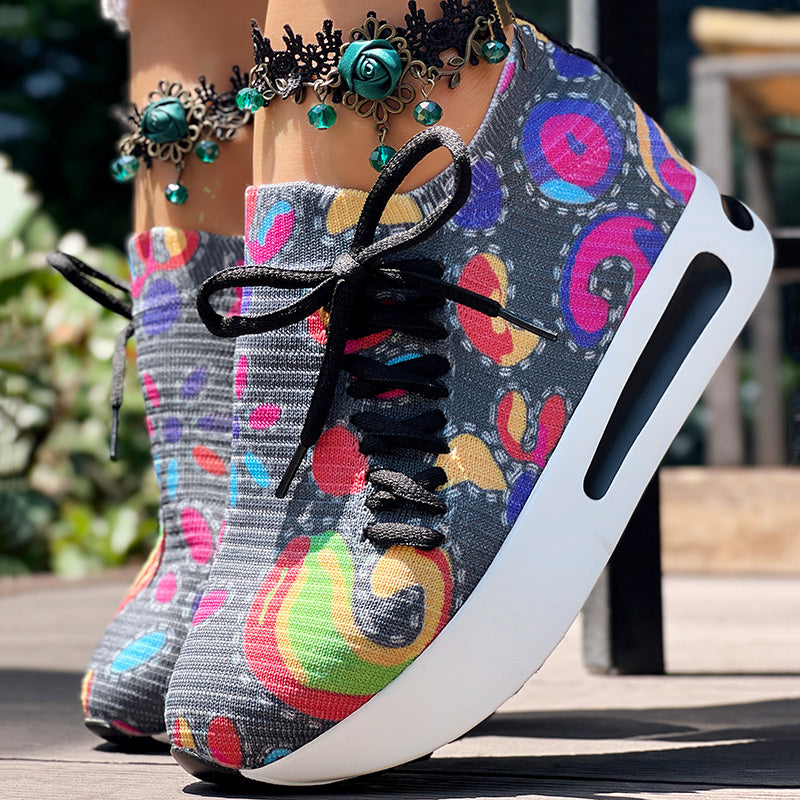 Baskets Confort Colorées Femme