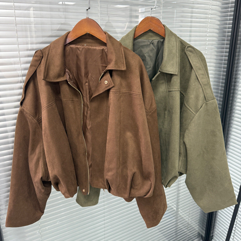 Blouson aviateur texturé
