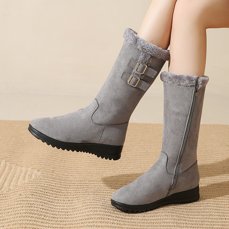 Bottes mi-mollet ultra-épaisses
