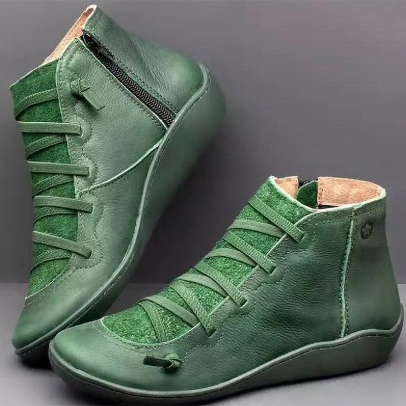 Bottines courtes décontractées montantes