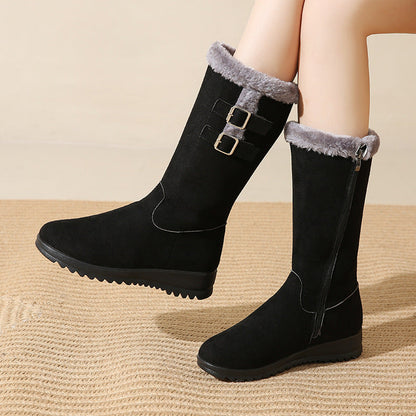 Bottes mi-mollet ultra-épaisses