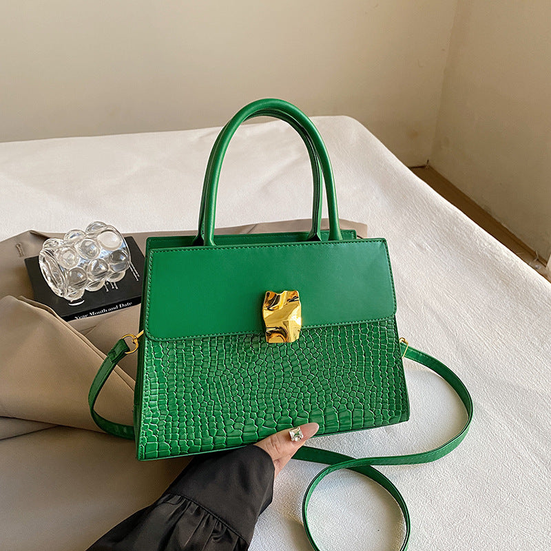 Nouveau sac fourre-tout rétro porté croisé