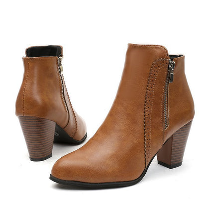 Bottines rétro en détresse