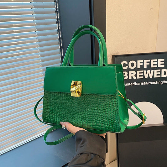 Nouveau sac fourre-tout rétro porté croisé