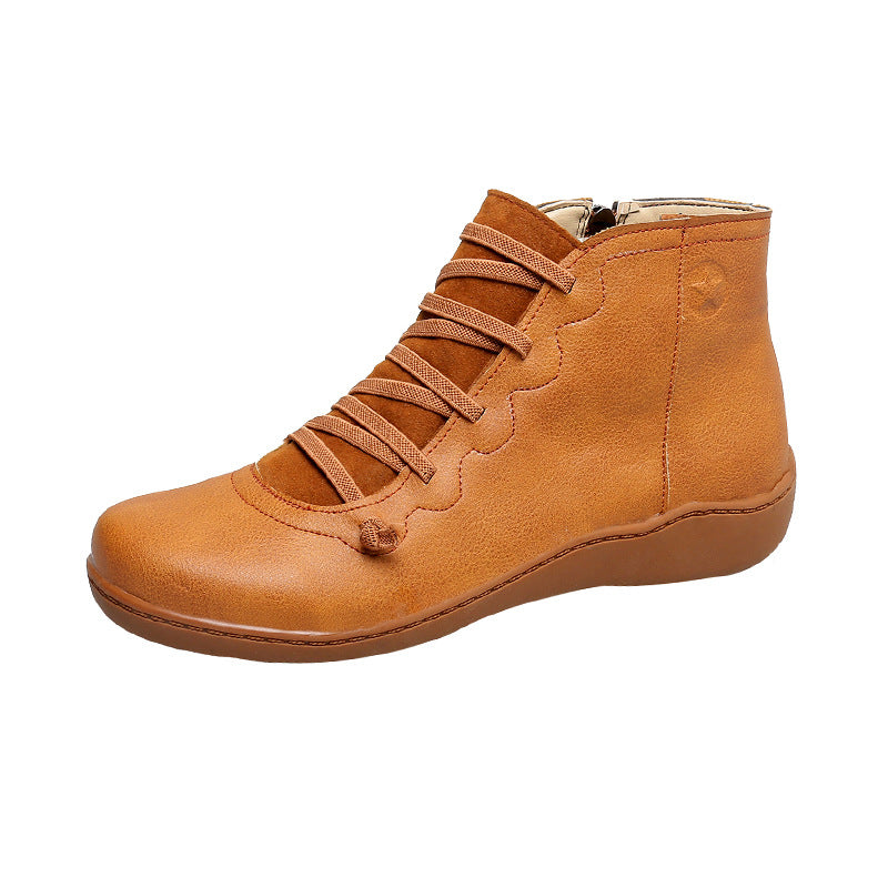 Bottines courtes décontractées montantes