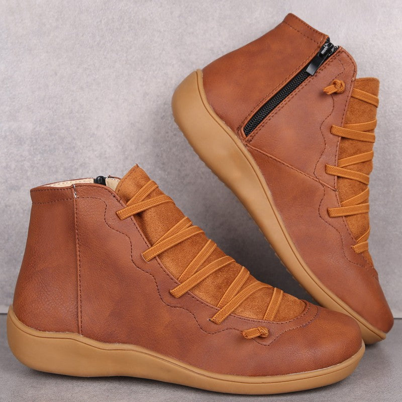 Bottines courtes décontractées montantes