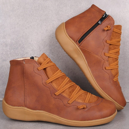 Bottines courtes décontractées montantes